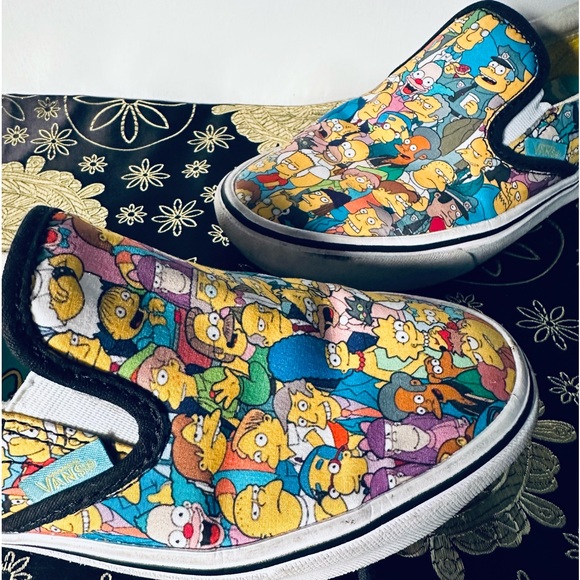 The Simpsons x Vans Slip-on Collage ComfyCrush Sneakers - Picture 3 of 8